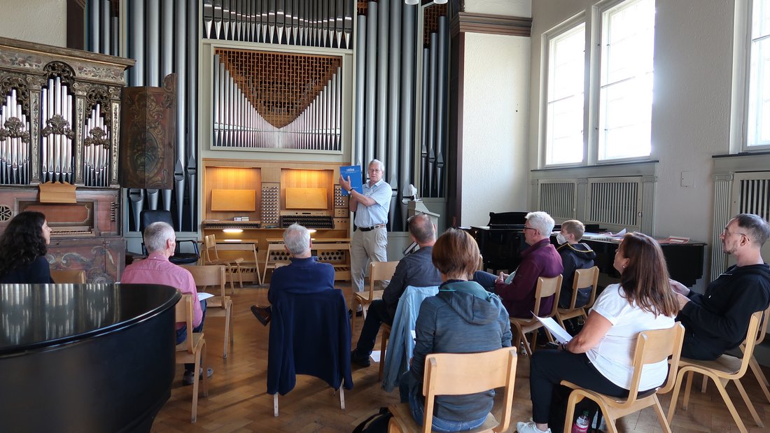 Rückblick 2022 - Kurs "Große Romantik auf kleinen Orgeln" mit Martin Kückes